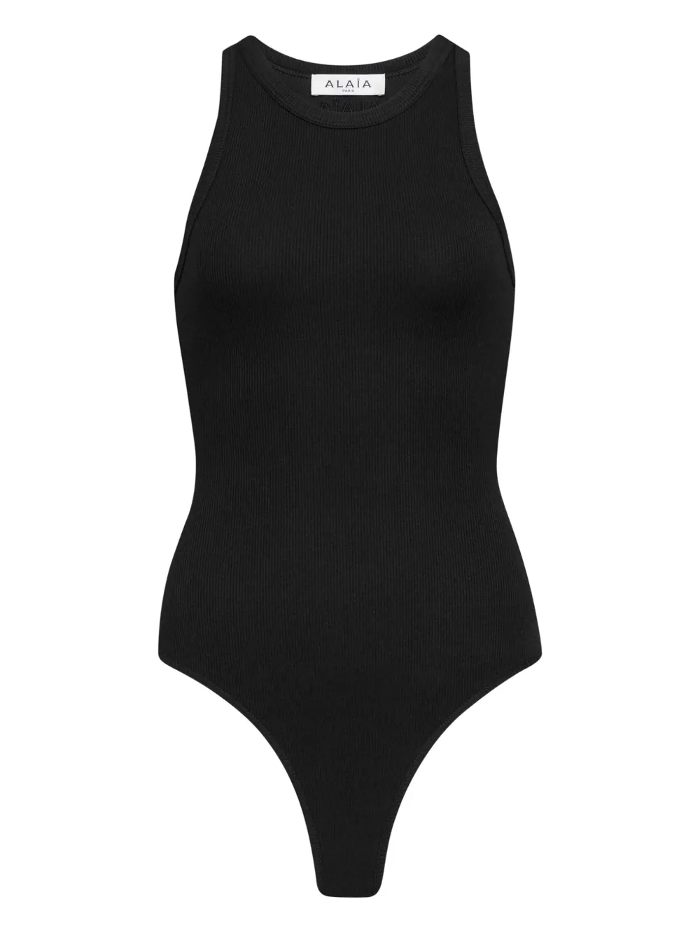 Alaïa ribbed sleeveless bodysuit | Black | Image 1