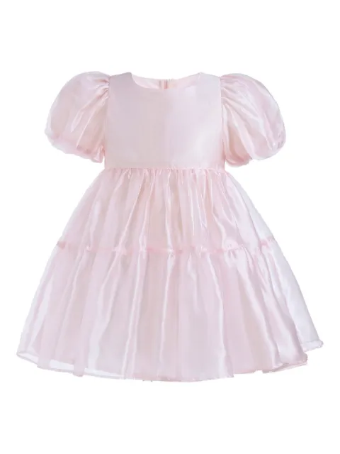 Mimi Tutu Elianna puff-sleeve tiered dress