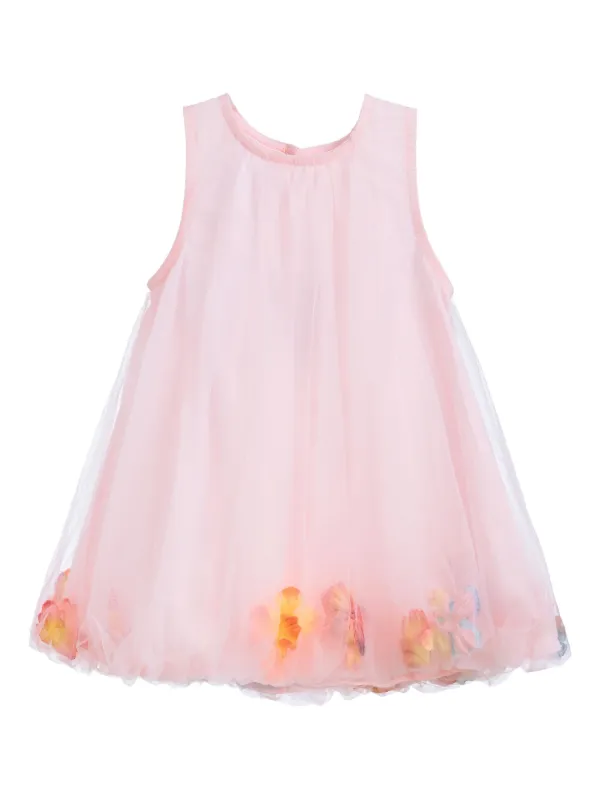 Mimi Tutu Vestido Con Apliques Florales Rosa FARFETCH ES