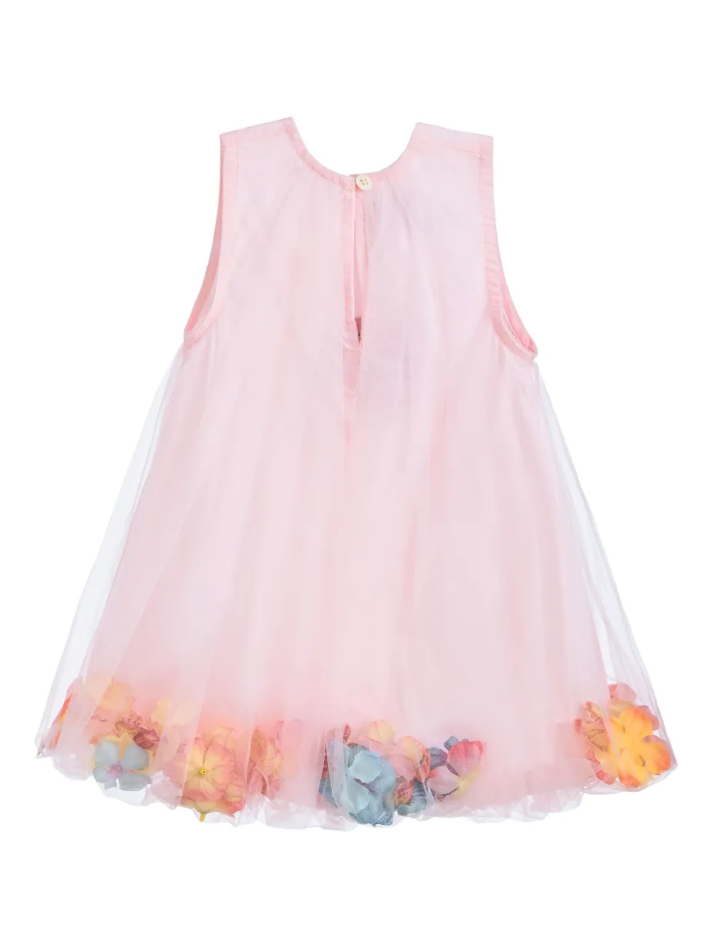 Mimi Tutu Jurk met bloe print en tule Roze
