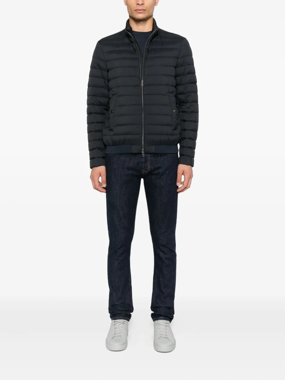 Herno Gewatteerd jack Blauw