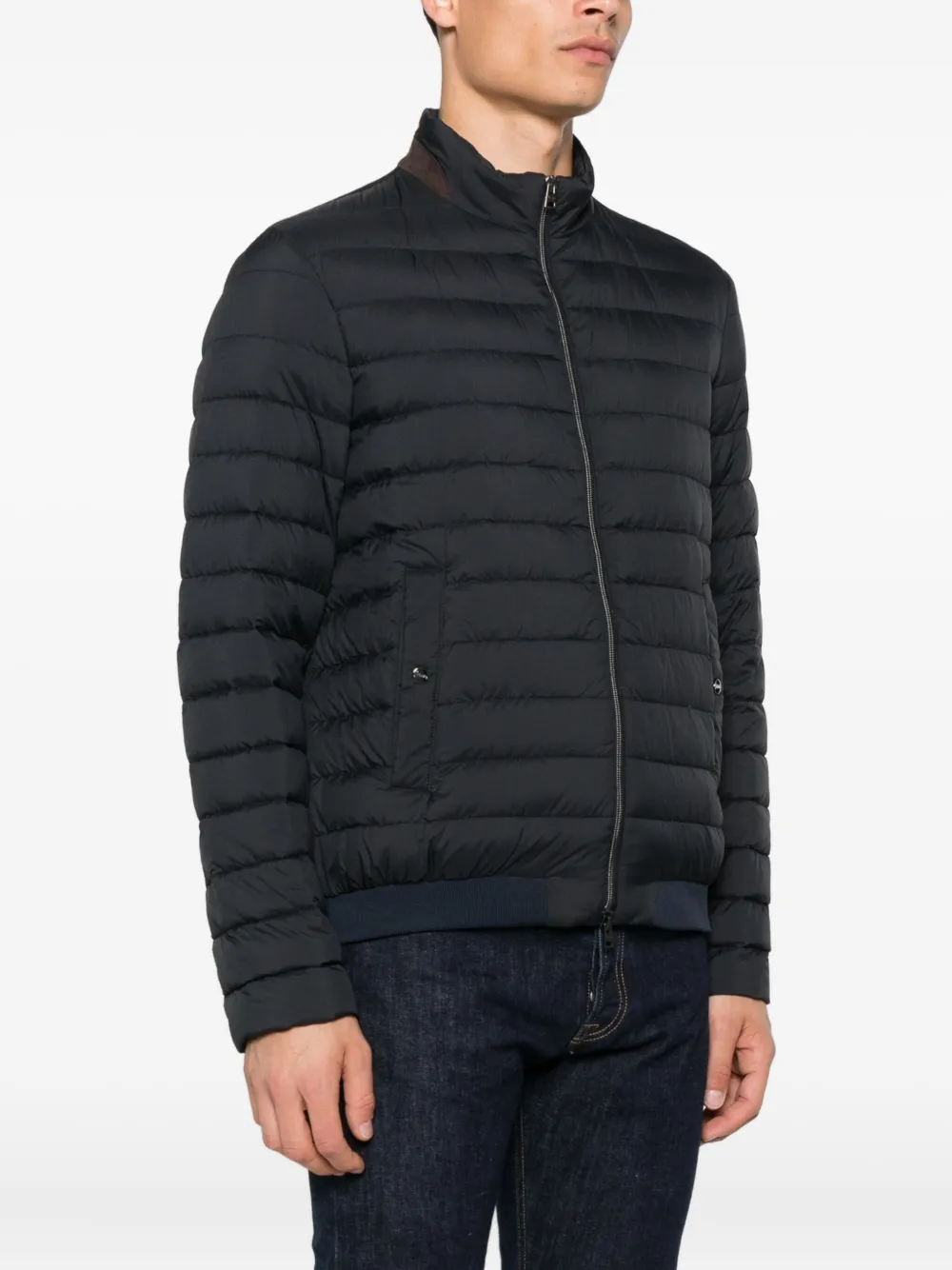 Herno Gewatteerd jack Blauw