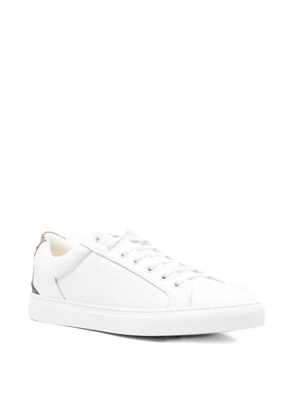 Herno Leather Sneakers In White
