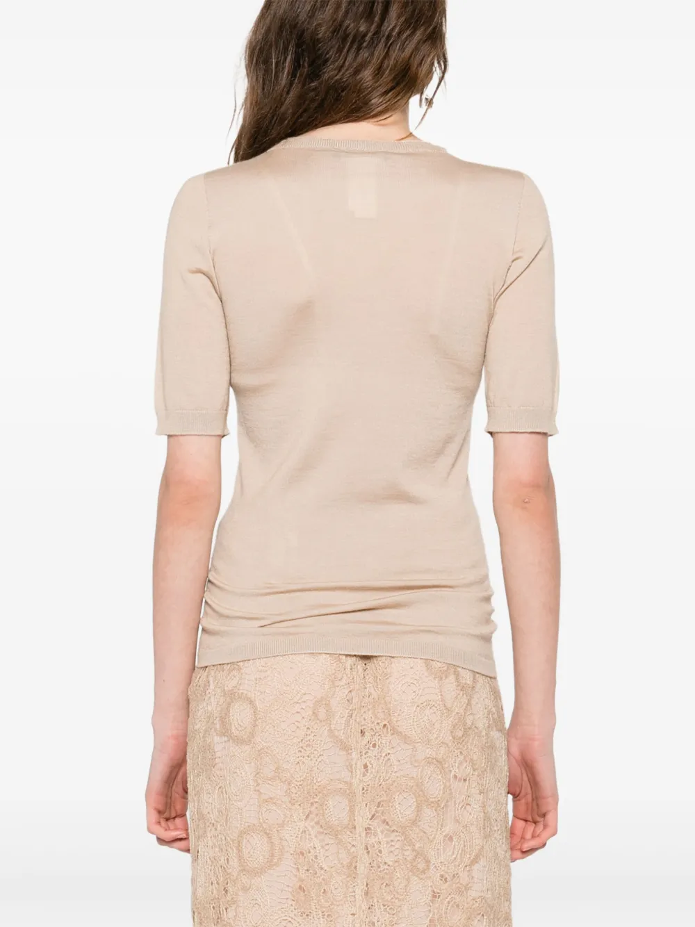 Fabiana Filippi Kasjmier top Beige