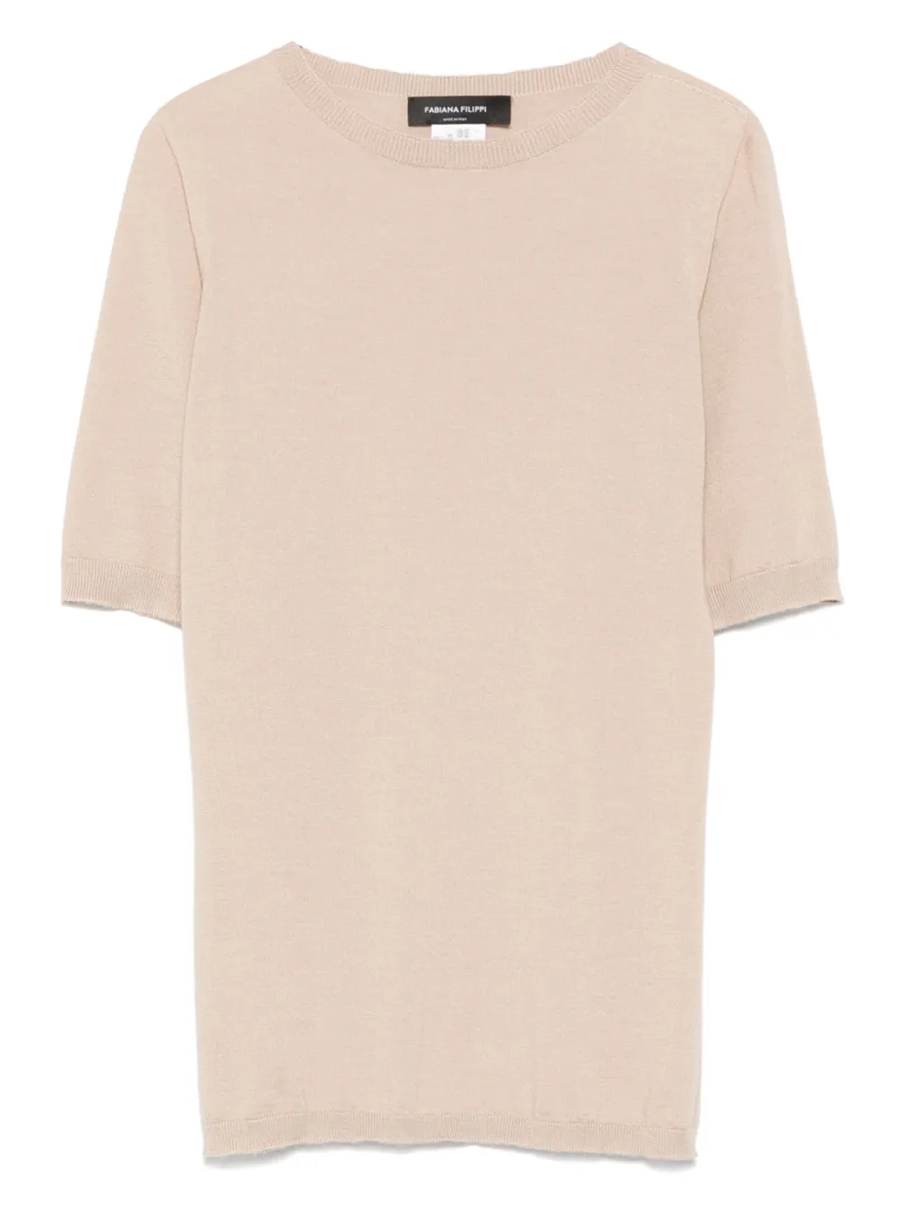 Fabiana Filippi Kasjmier top Beige
