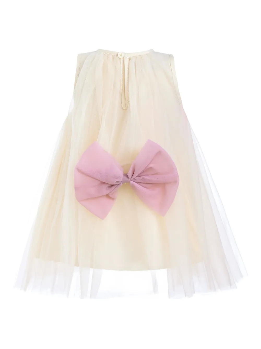 Mimi Tutu Jurk met strikdetail Beige