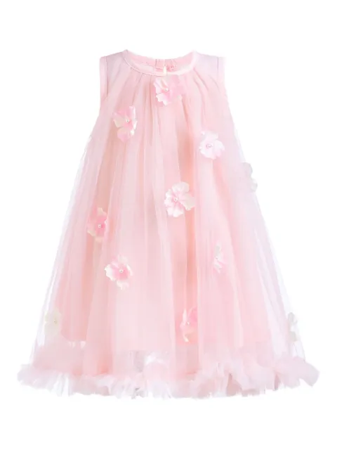 Mimi Tutu floral-embellished tulle dress