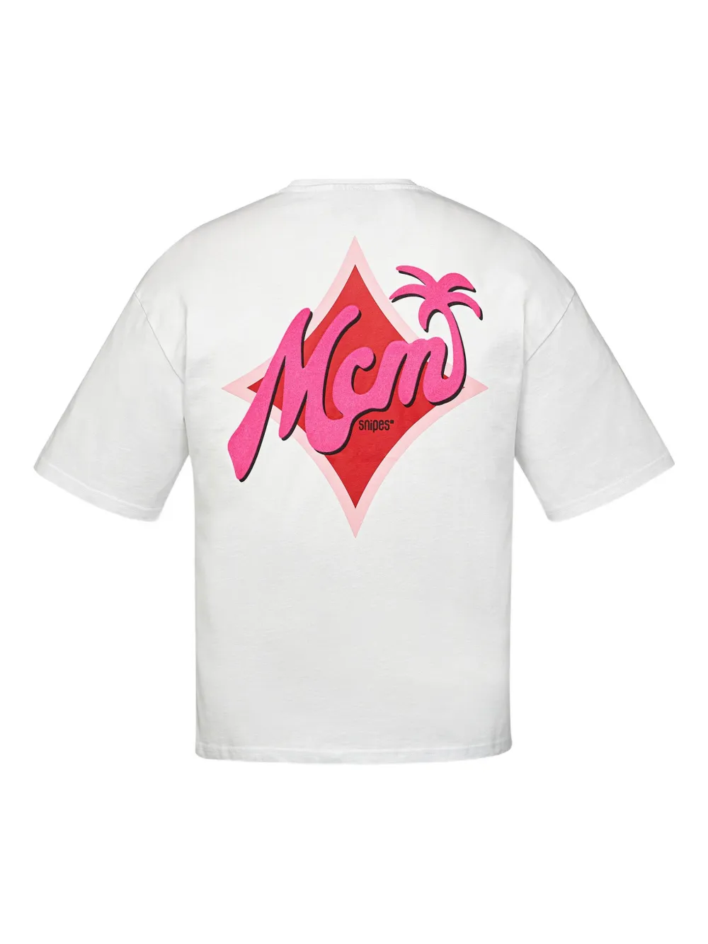 MCM x SNIPES T-shirt met logoprint Wit