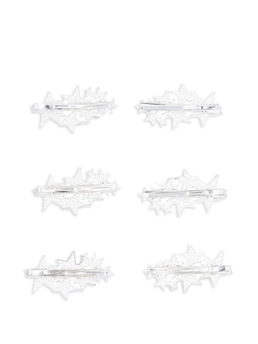 Mimi Tutu star-shaped crystal hair clips (pack of six) | Girls Accessories | Image 2