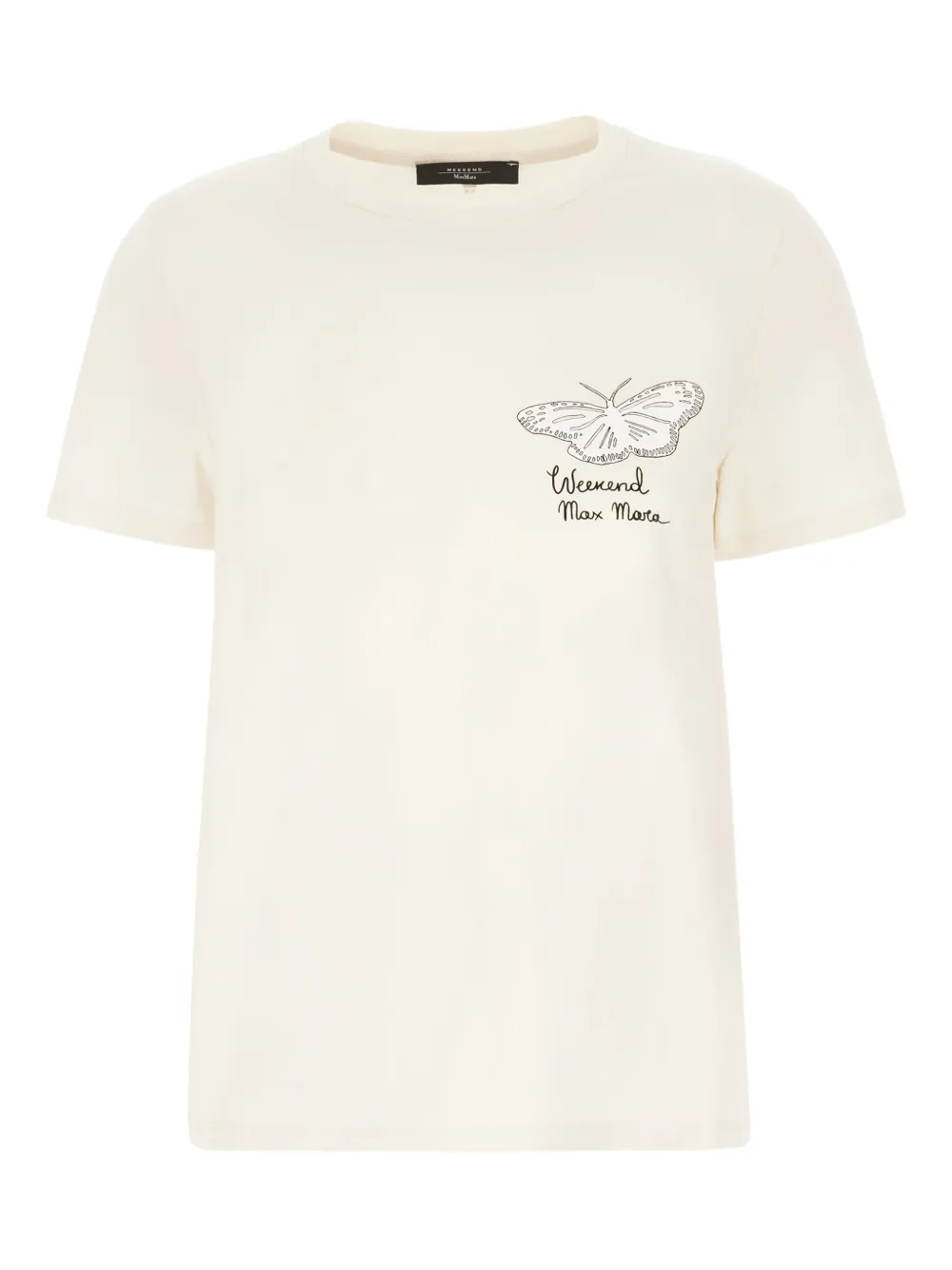 butterfly crew-neck T-shirt