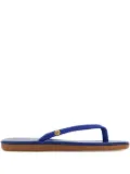 Ancient Greek Sandals leather flip flops - Blue