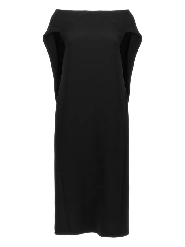 the row off the shoulder dress The Row off-the-shoulder Dress | Black