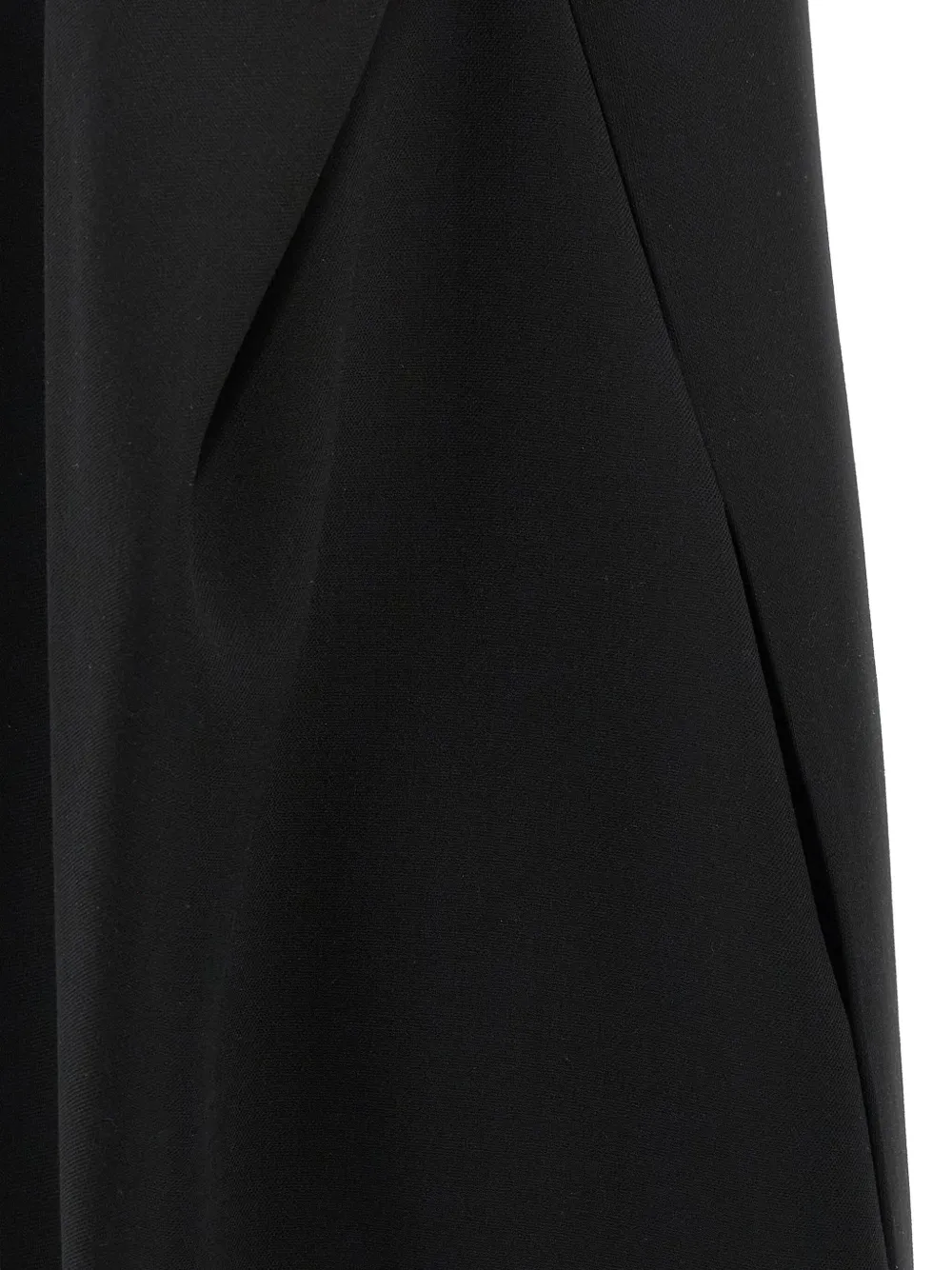 The Row Off-shoulder jurk Zwart