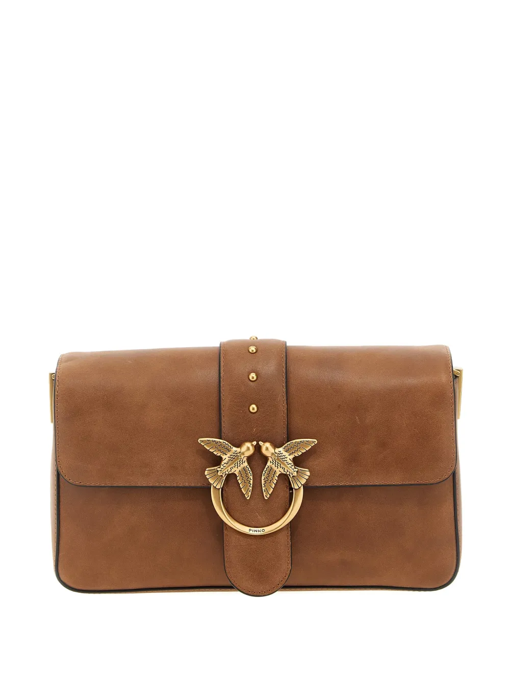 PINKO Love schoudertas Brown
