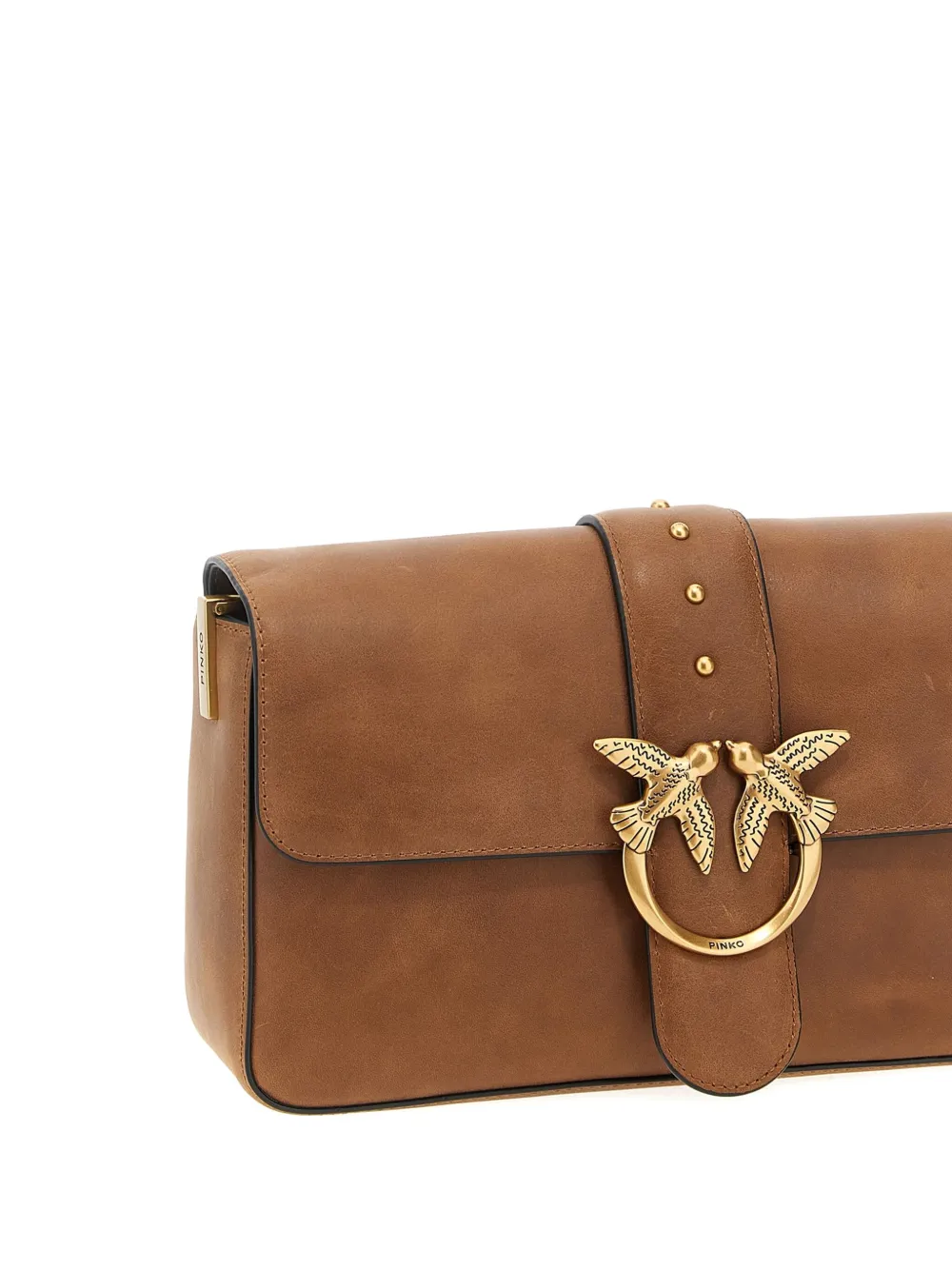 PINKO Love schoudertas Brown