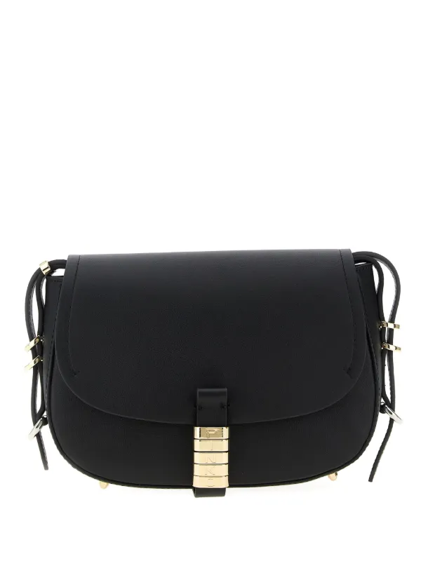 PINKO レザー ショルダーバッグ | ブラック | FARFETCH JP