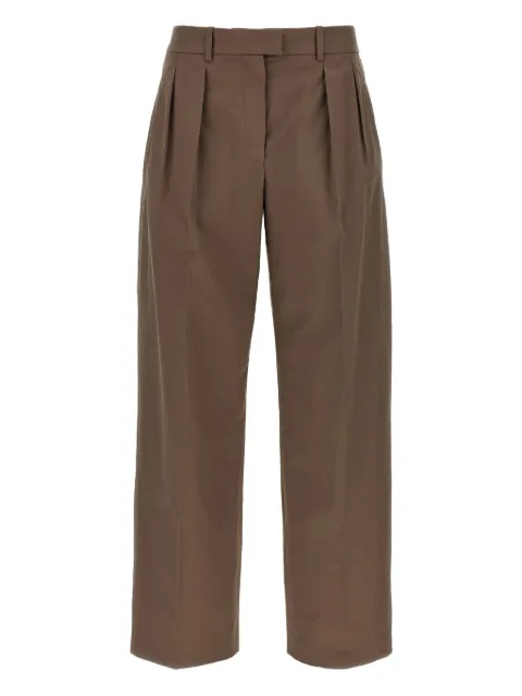 The Row cotton wide-leg trousers