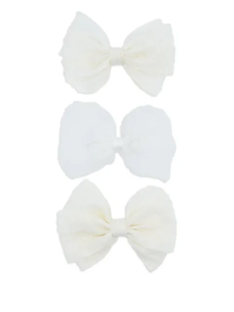 Mimi Tutu set de tres clips para el cabello con moño