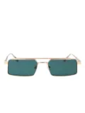 Calvin Klein rectangle-frame sunglasses - Gold