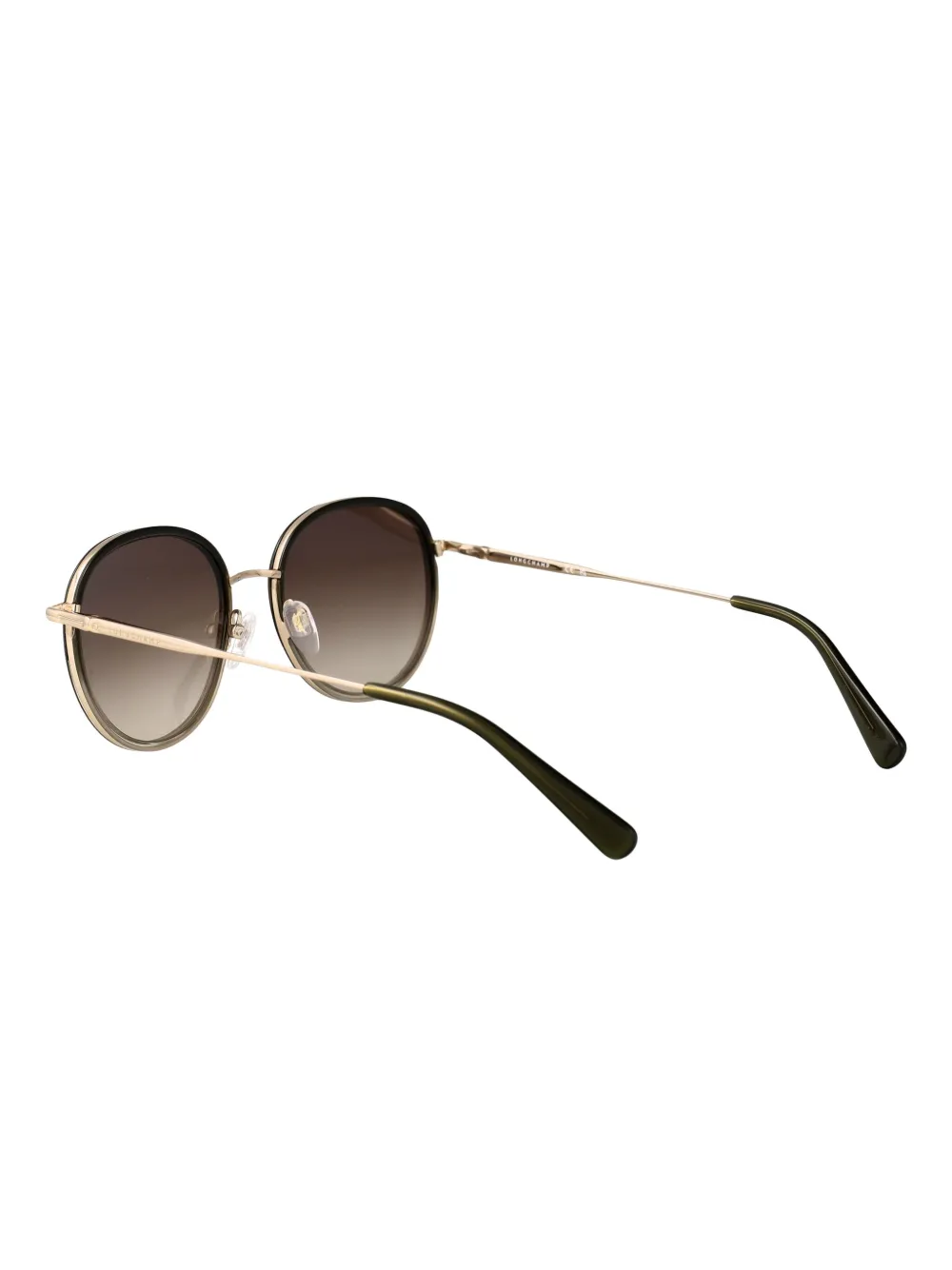Longchamp Zonnebril met rond montuur Goud