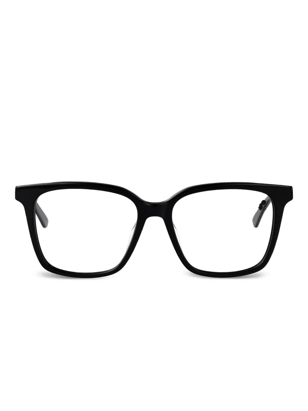 Calvin Klein rectangle-frame glasses | Black | Image 1