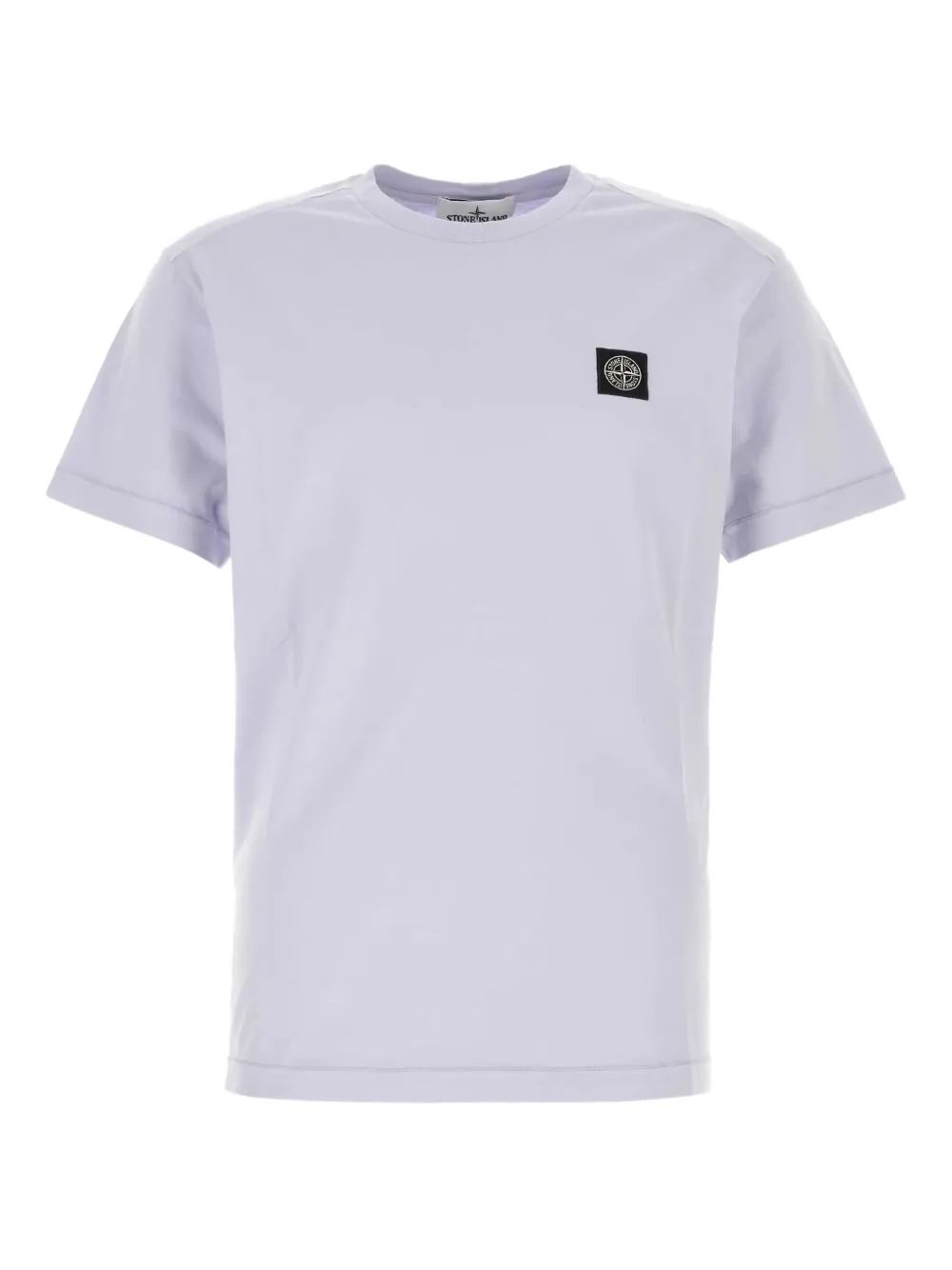 Stone Island T-shirt met ronde hals Paars