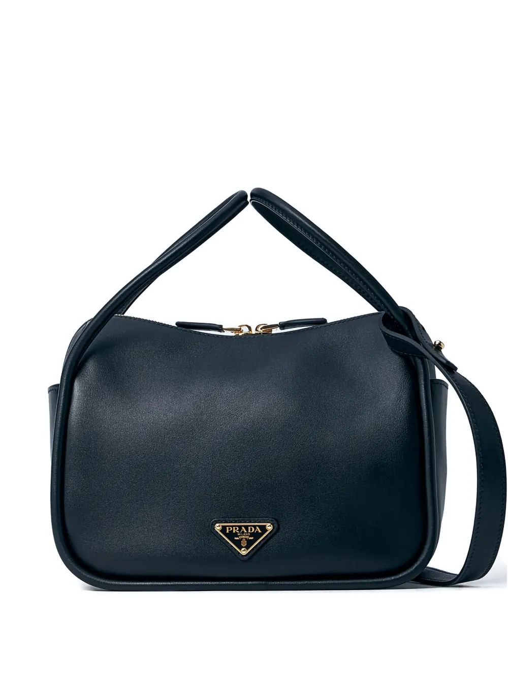 Prada Darling logo-plaque tote bag Zwart