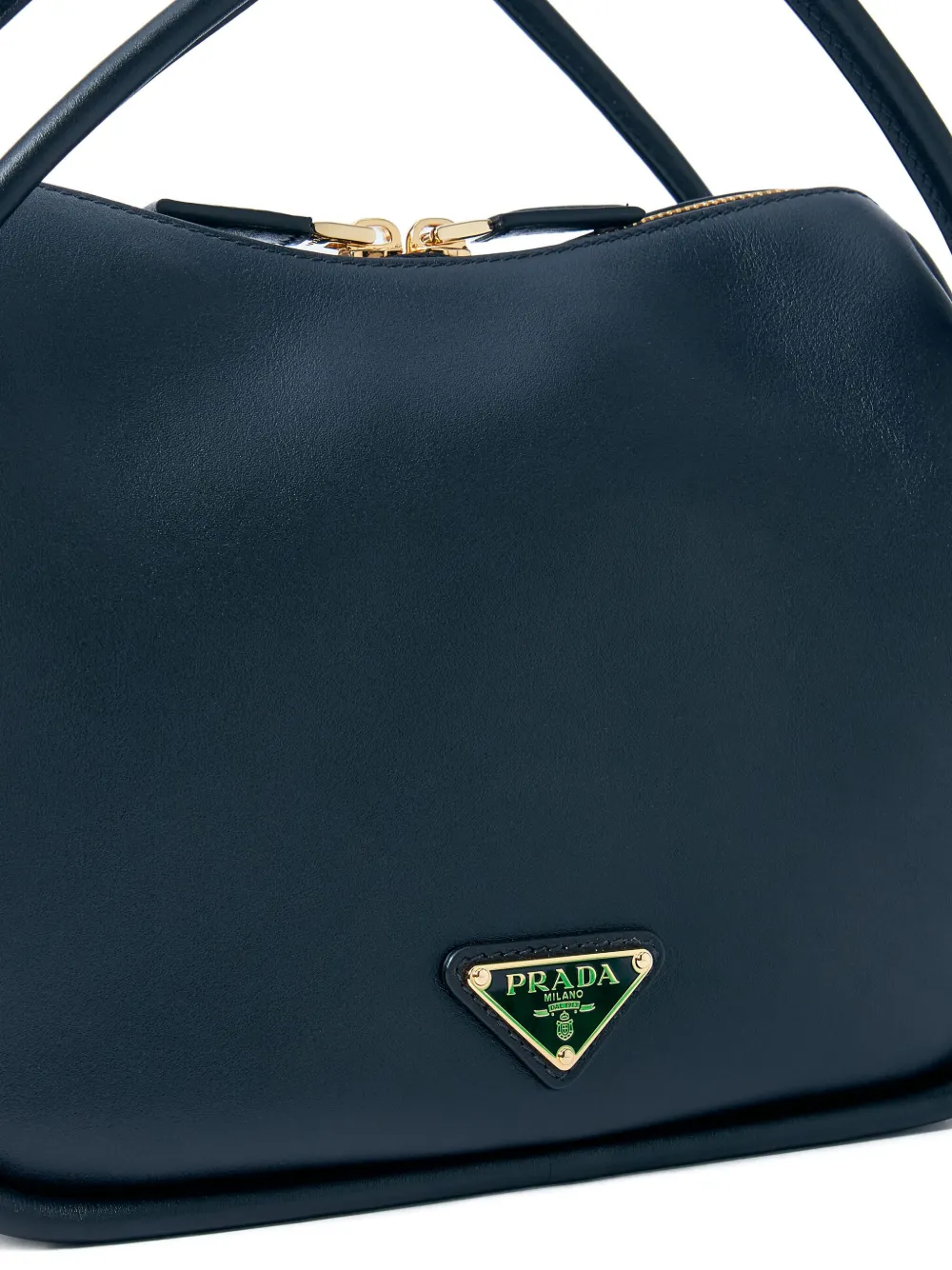 Prada Darling logo-plaque tote bag Zwart