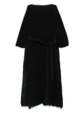 Daniela Gregis textured belted dress - Blue