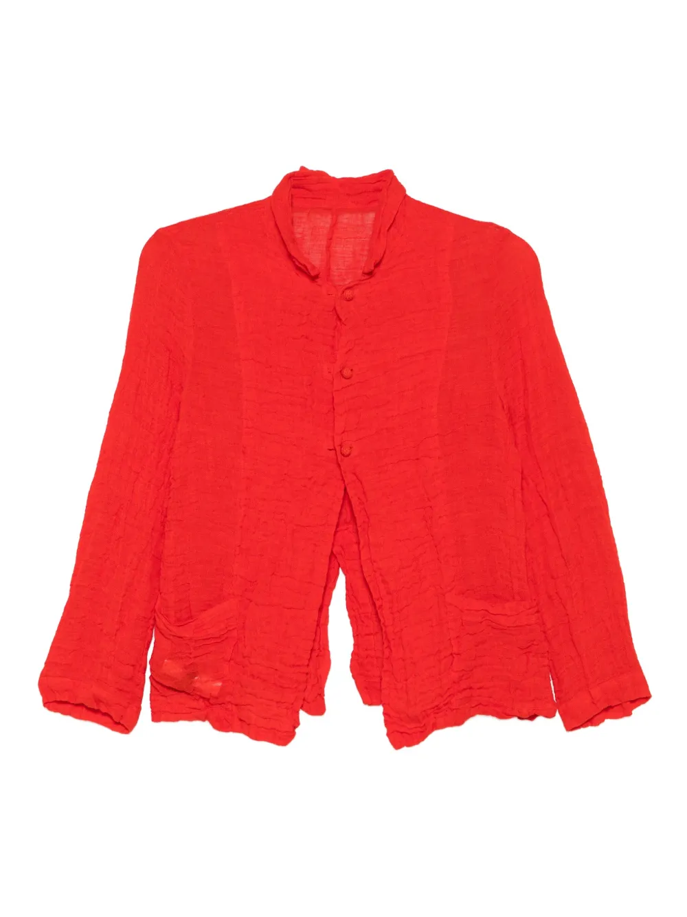 Daniela Gregis textured button-front jacket | Red | Image 1