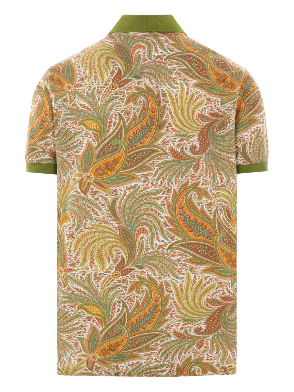 ETRO Poloshirt met paisley-print Groen