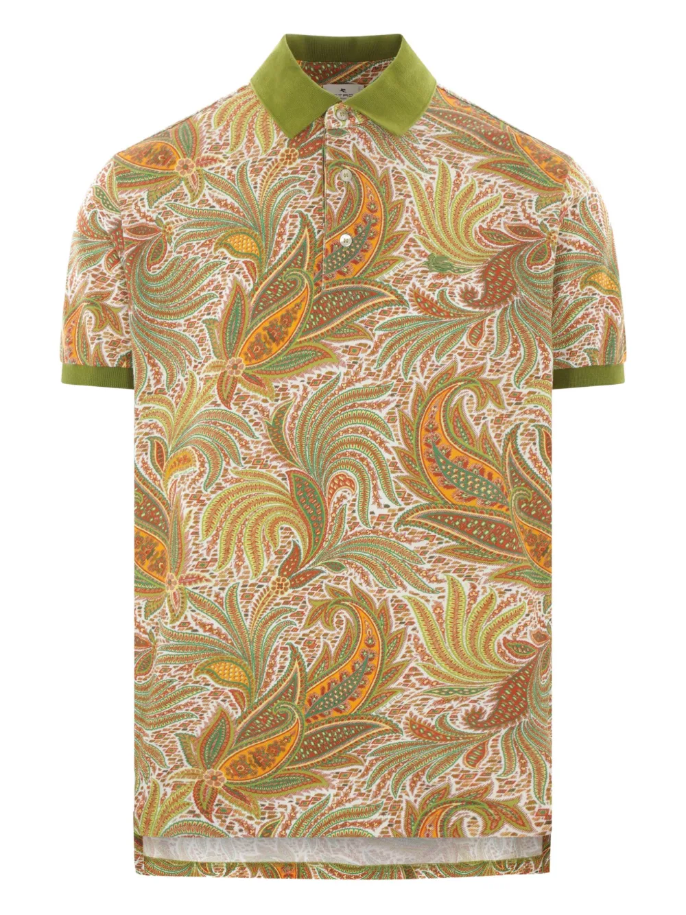 ETRO Poloshirt met paisley-print Groen
