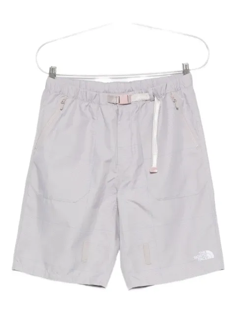 The North Face checked zip-pocket shorts