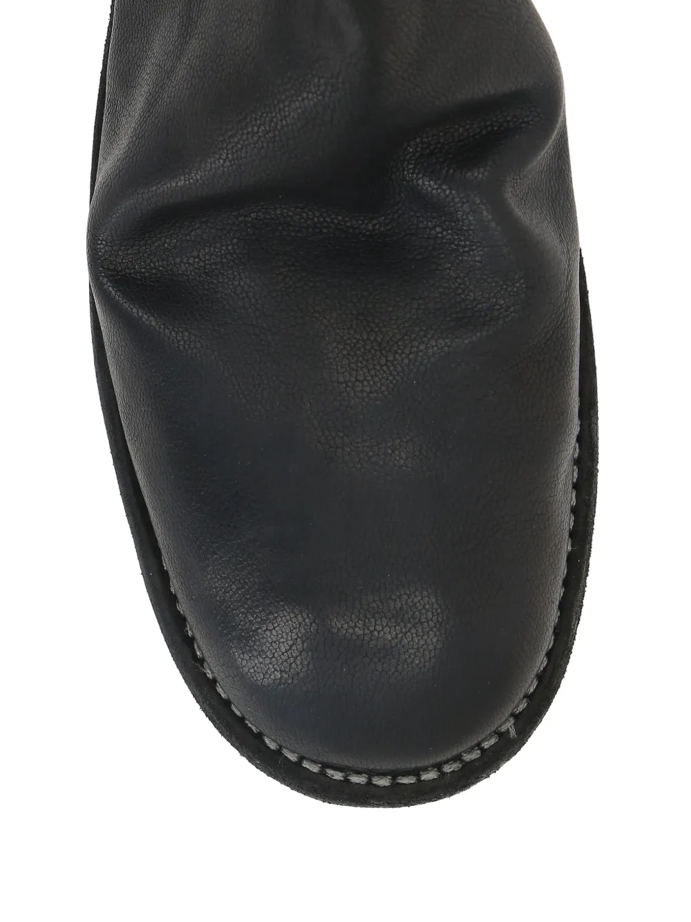 Guidi zip-fastening leather boots Black