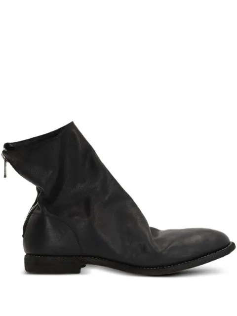 Guidi zip-fastening leather boots