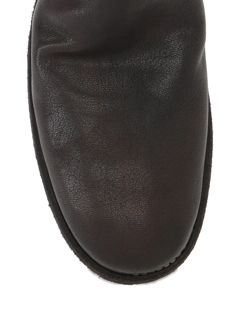 Guidi zip-fastening leather boots Bruin