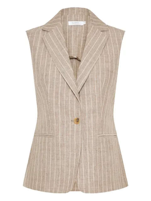 Barba striped waistcoat 