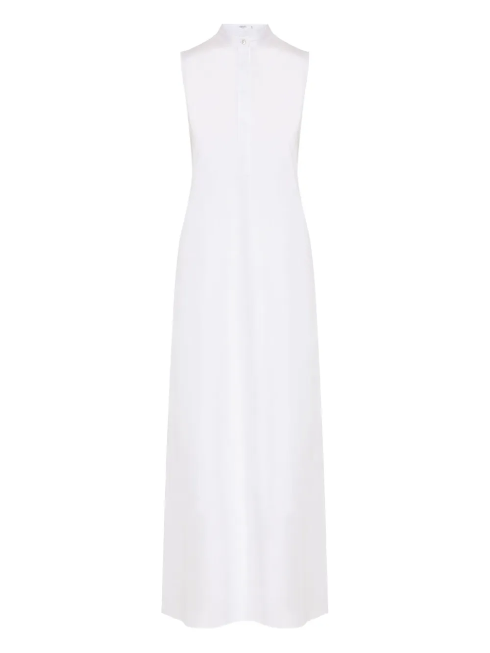 Barba back-tie sleeveless maxi-dress - ホワイト Barba back-tie sleeveless maxi-dress - ホワイト