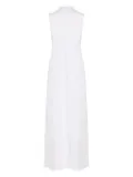 Barba back-tie sleeveless maxi-dress - White