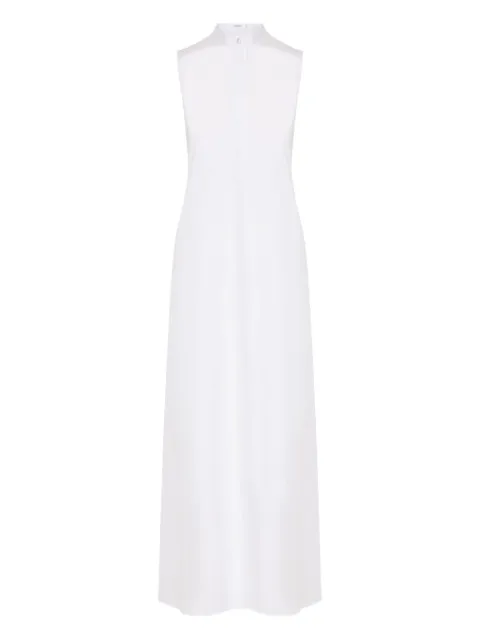 Barba back-tie sleeveless maxi-dress