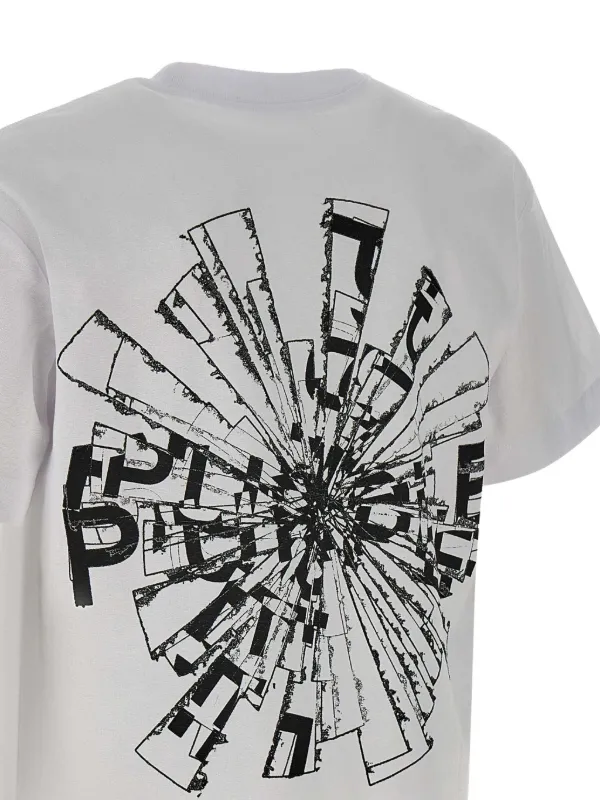Purple Brand グラフィック ロゴ ニット ジャージー 半袖Tシャツ Purple Brand graphic-print T-shirt | White | FARFETCH