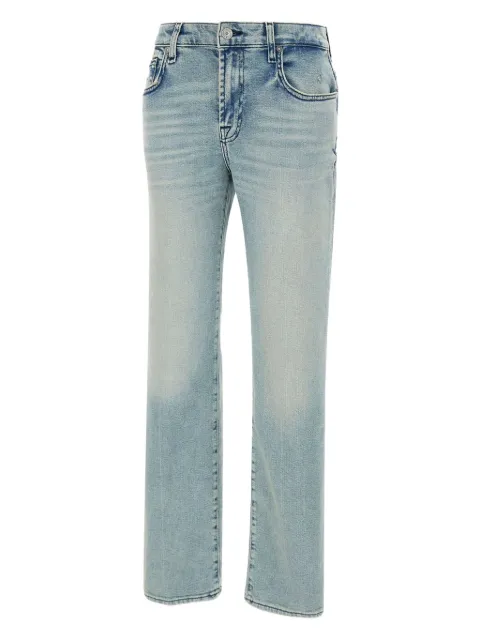 7 For All Mankind faded straight-leg jeans