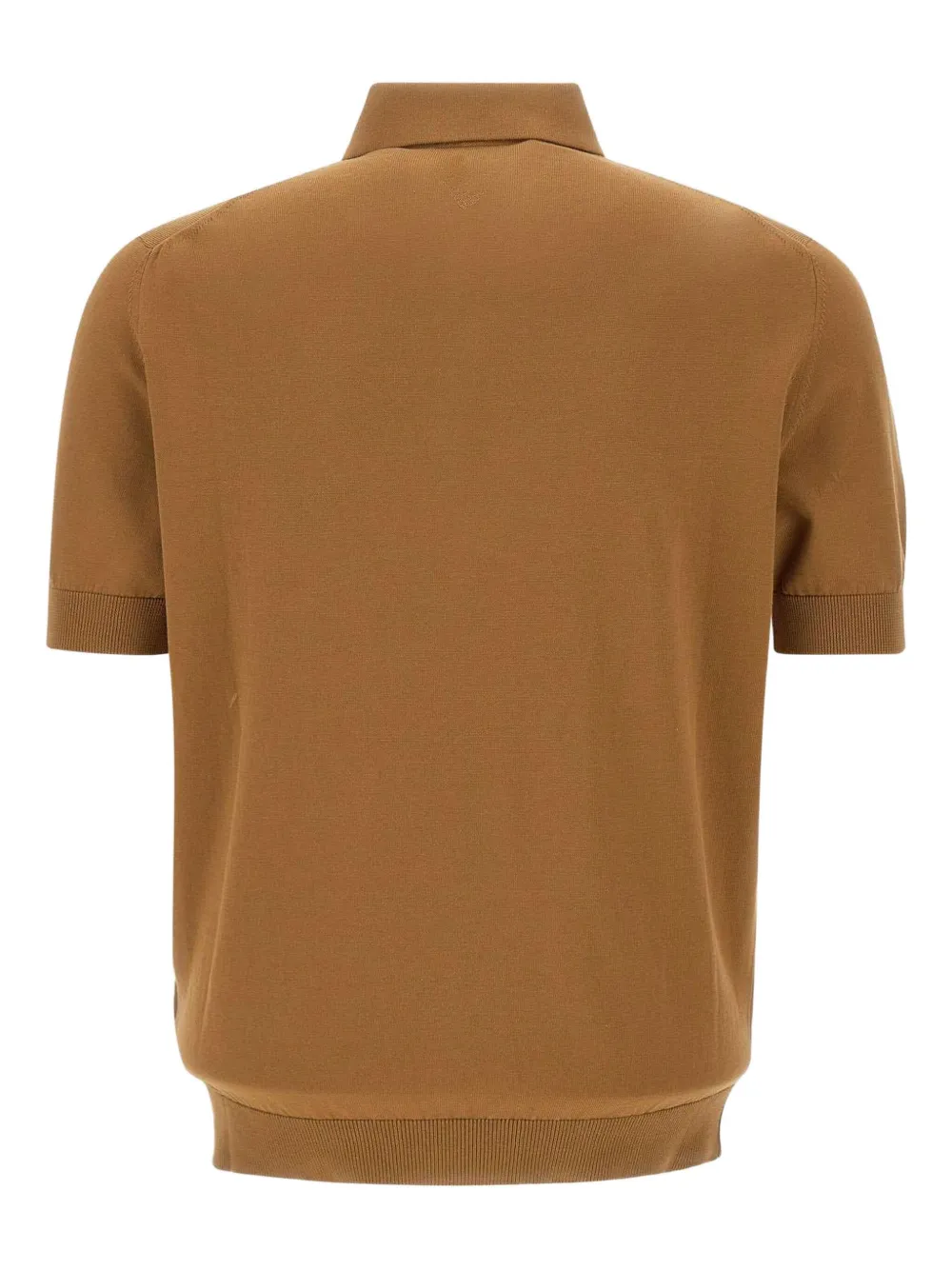 Filippo De Laurentiis crepe polo shirt - Bruin