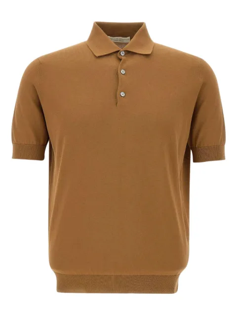 Filippo De Laurentiis crepe polo shirt