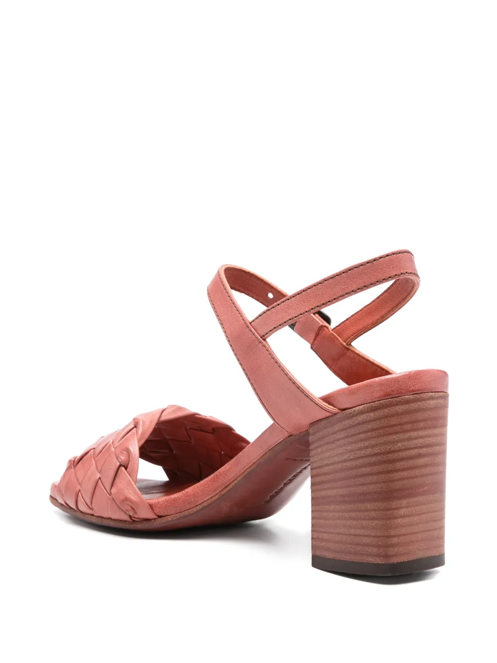 Pantanetti 80mm leather sandals Brown