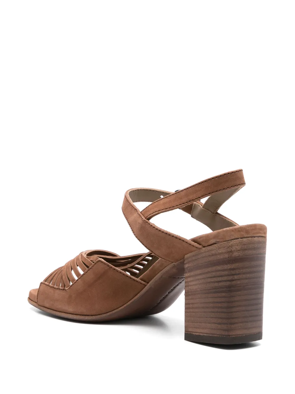 Pantanetti 80mm suede sandals Brown