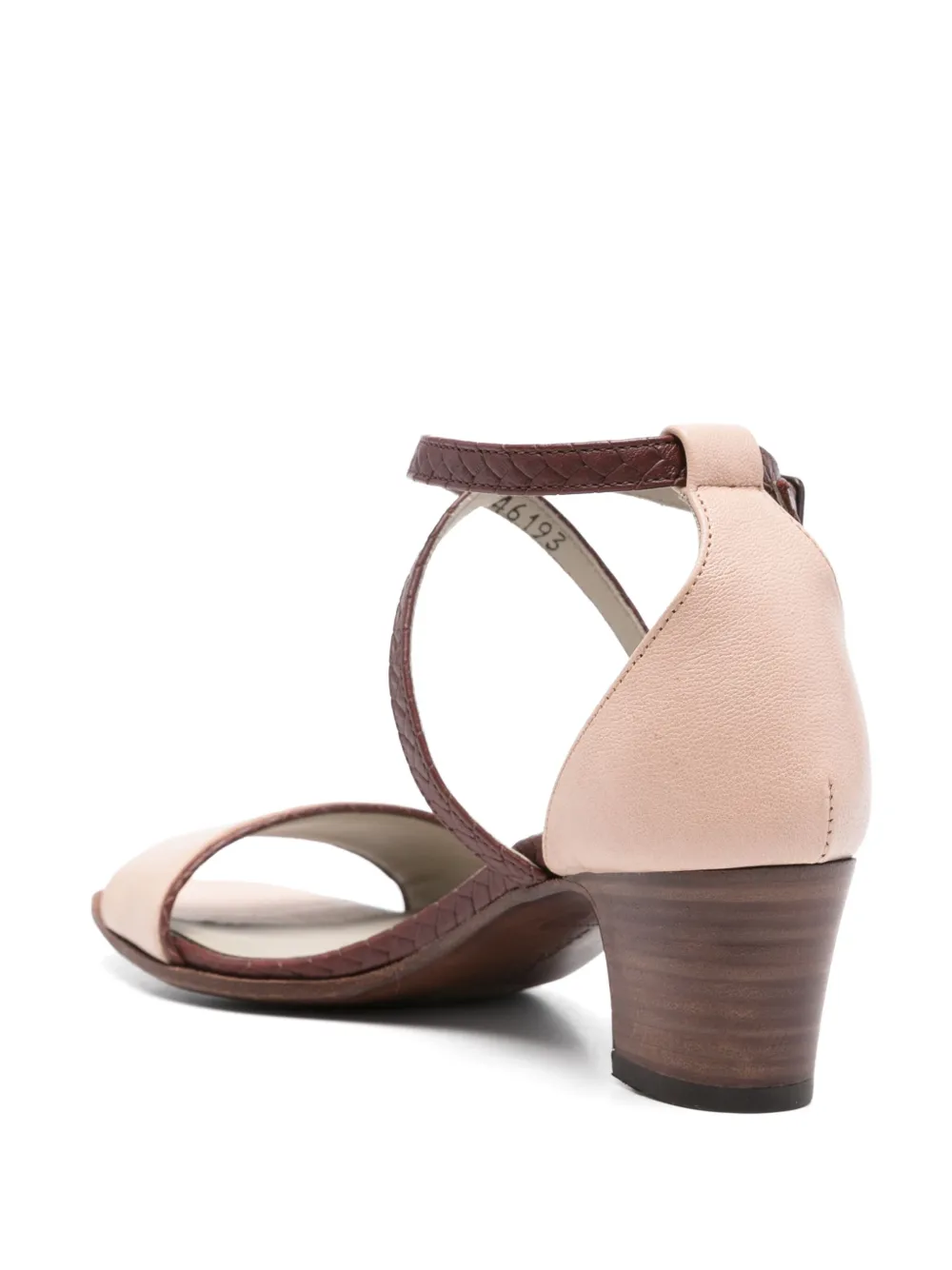 Pantanetti 50mm leather-trim sandals Pink