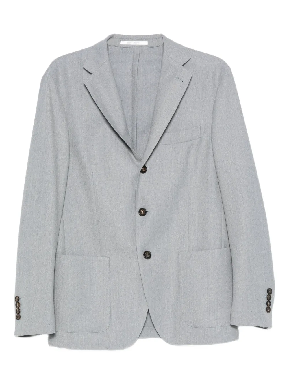 Eleventy single-breated blazer Blauw