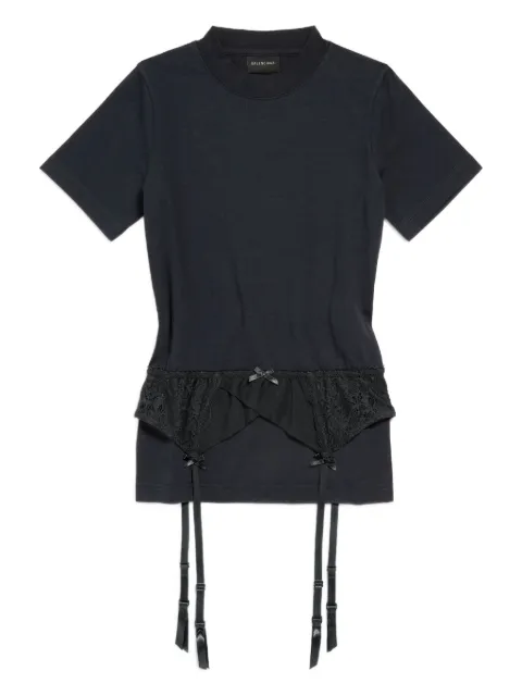 Balenciaga top con ribete de encaje