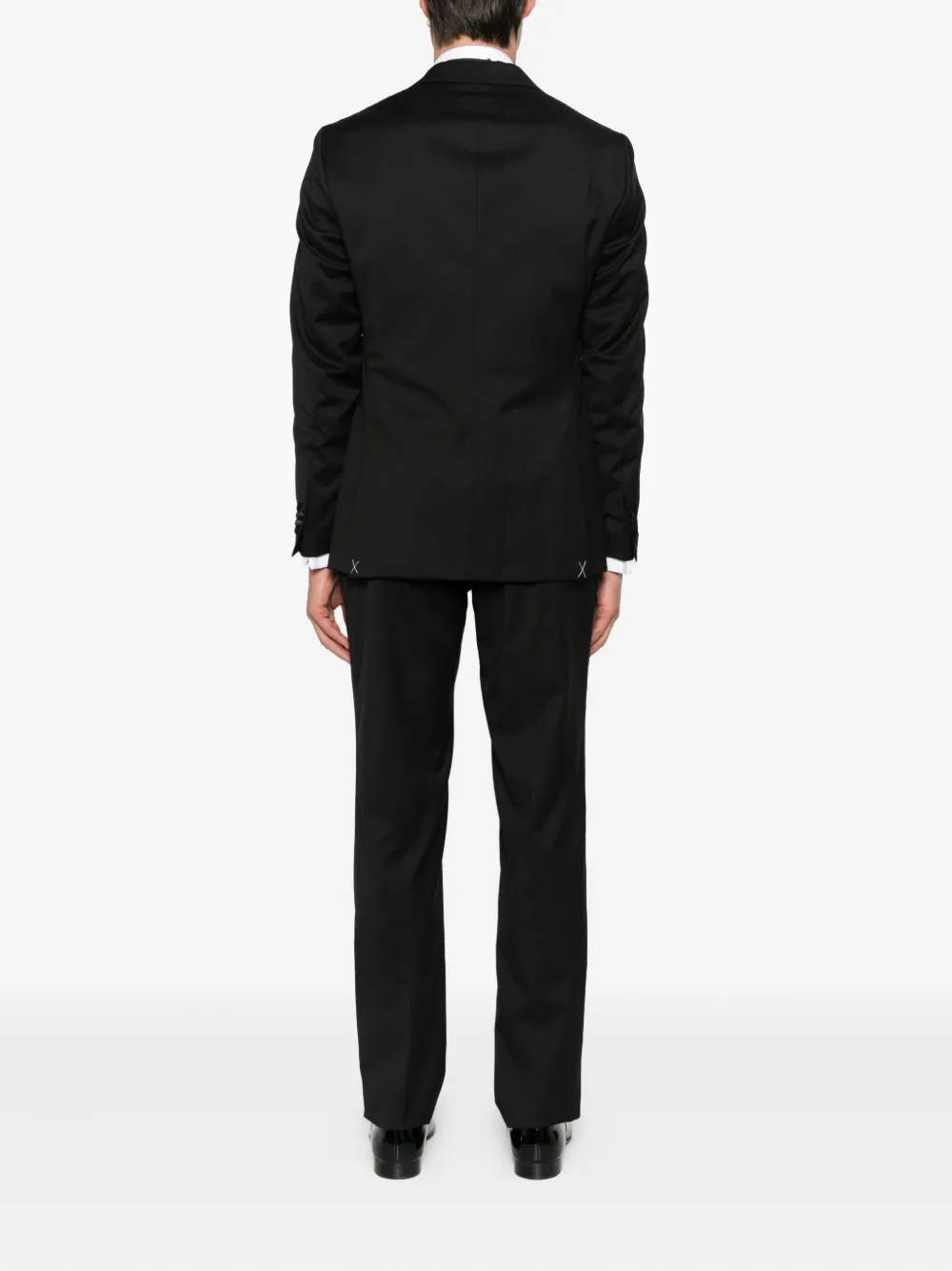 Corneliani Pak met enkele rij knopen Zwart